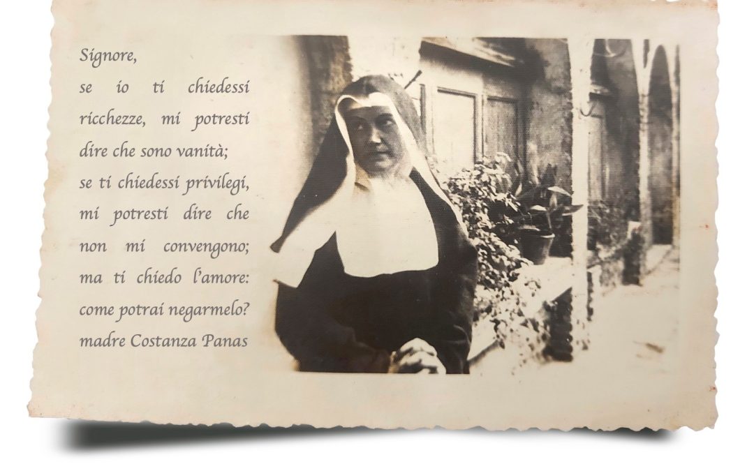 Beata Maria Costanza Panas – Albano di Piave 5 Gennaio 1896 – Fabriano 28 maggio 1963